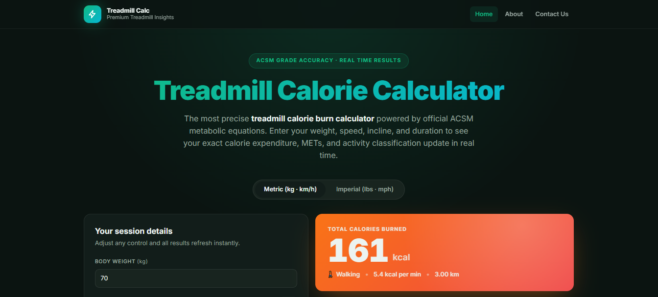 Treadmill Calc gallery image