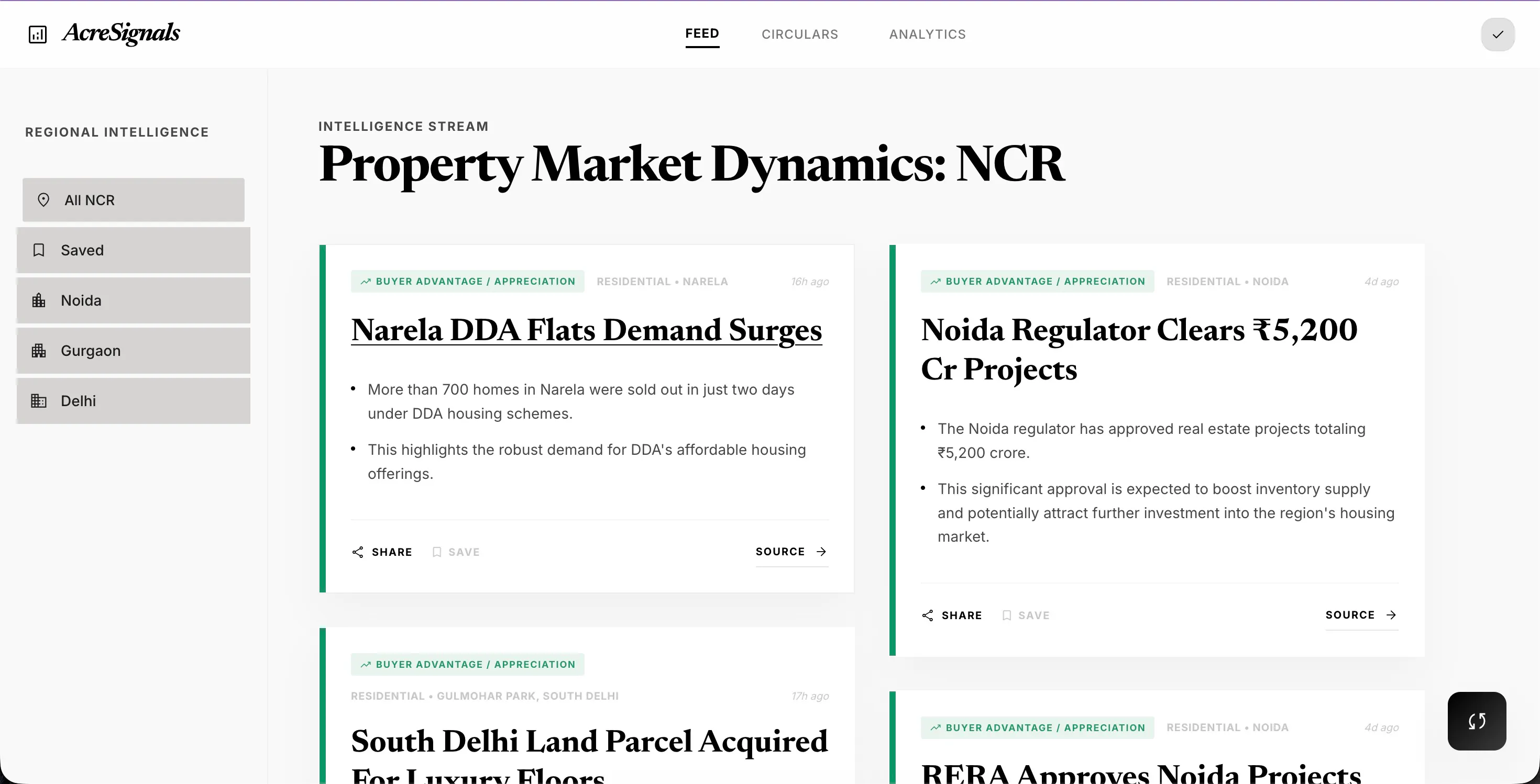 AcreSignals product banner