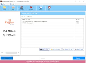 Regain Outlook PST Merger gallery image
