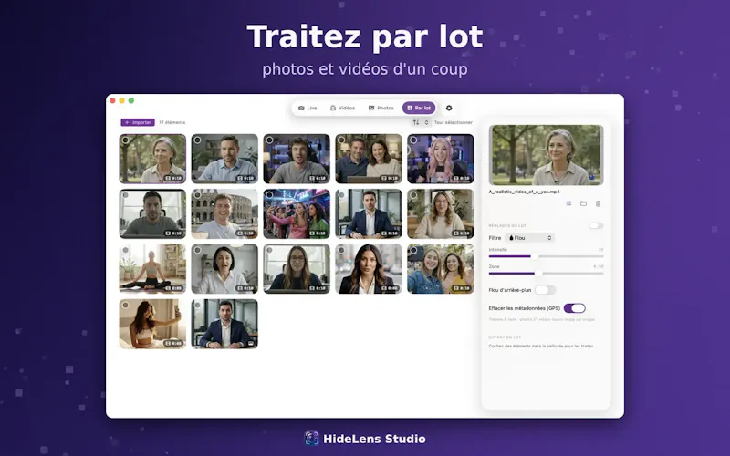 HideLens studio screenshot 4