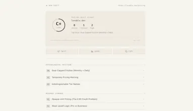 AI Pricing Page Roast gallery image