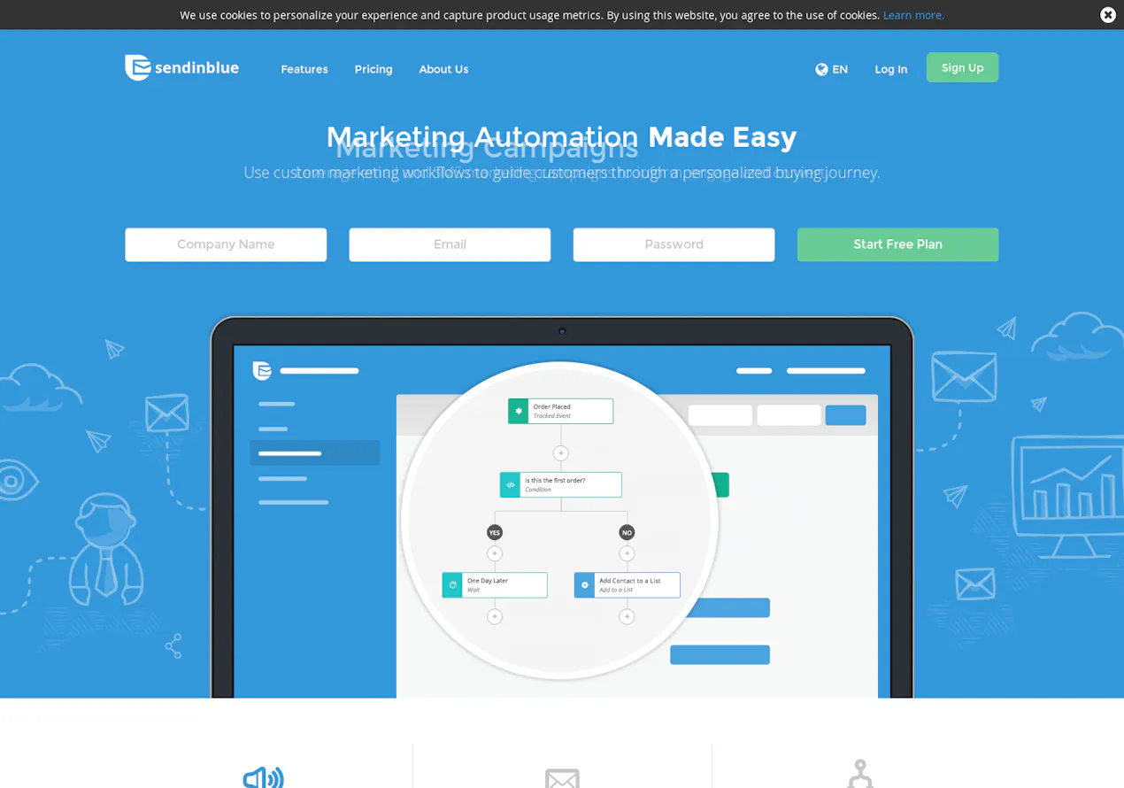 SendinBlue product