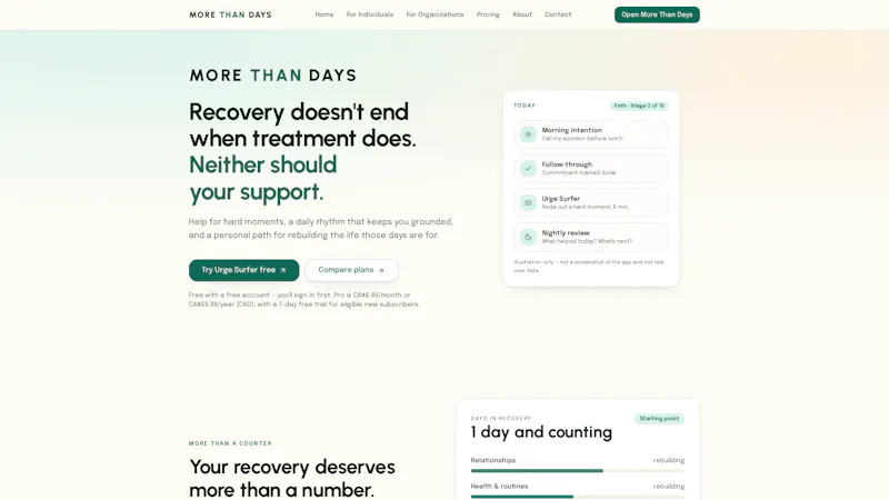 More Than Days screenshot 2