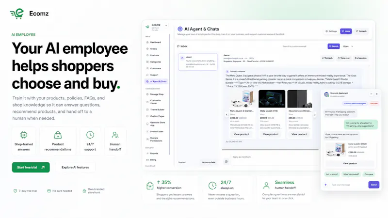 Ecomz AI Multi-Tenant SAAS Store Builder screenshot 27