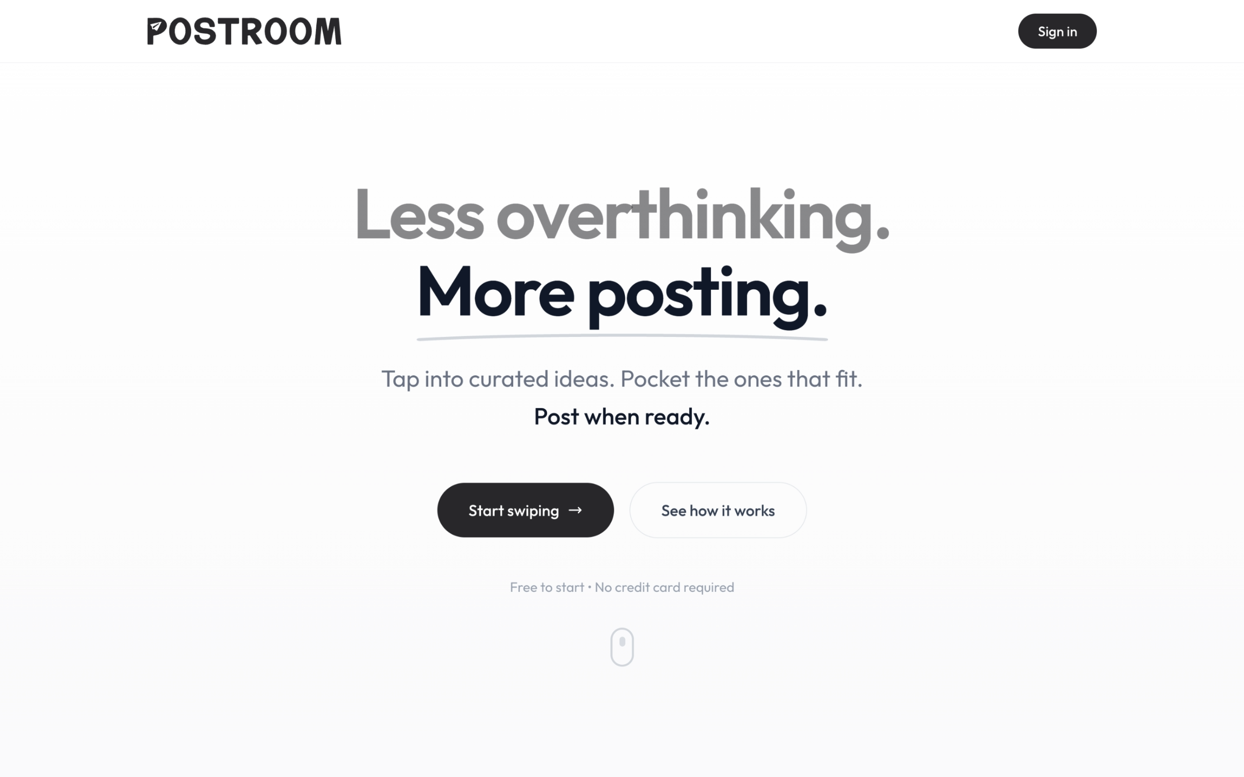 Postroom - Main product screenshot demonstrating key features and user interface