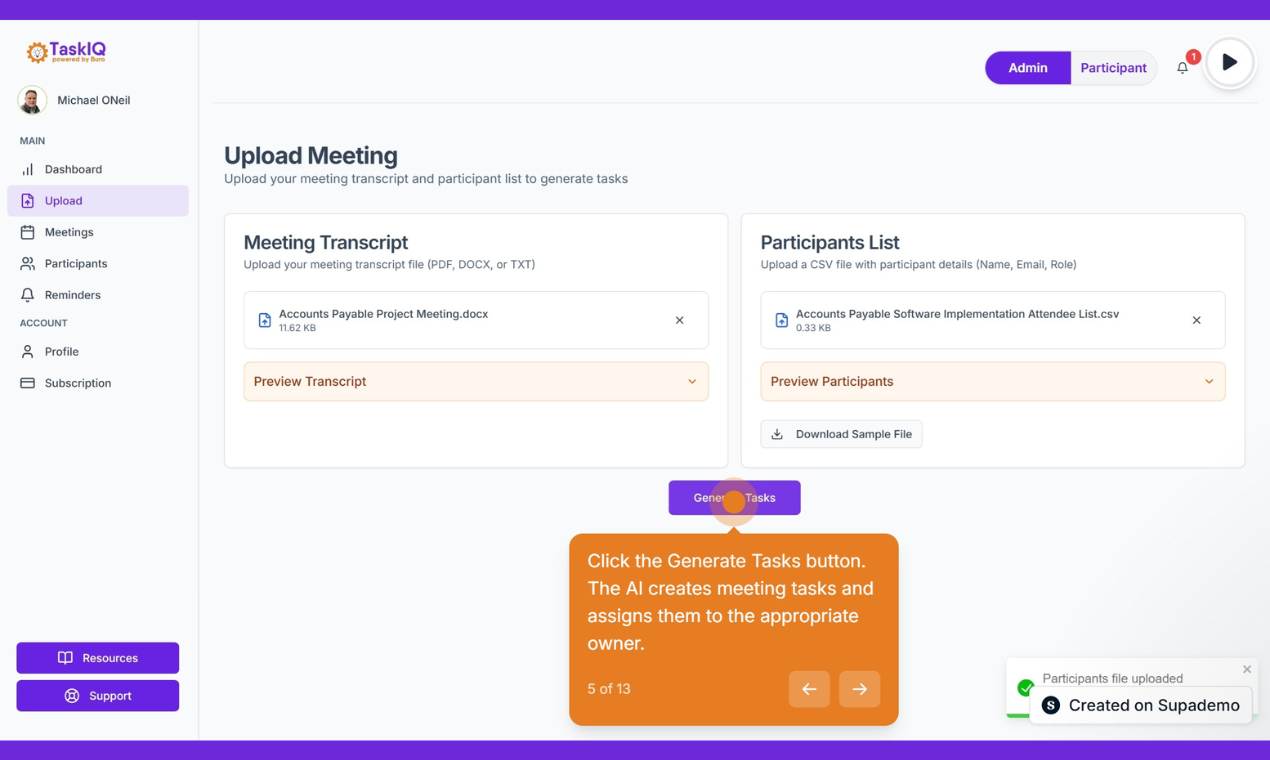 TaskIQ - Meeting tasks by email gallery image