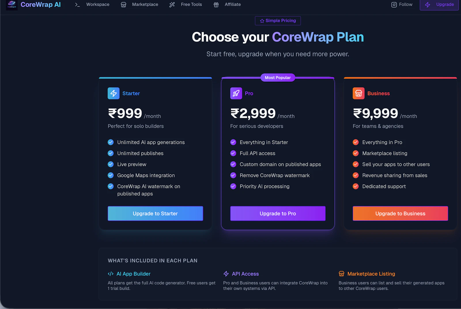 CoreWrapAI  screenshot 2