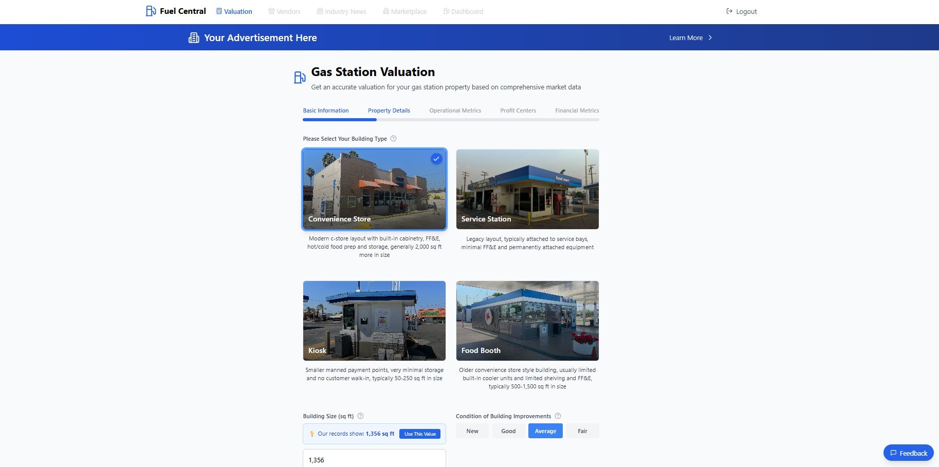 Fuel Central - Main product screenshot demonstrating key features and user interface