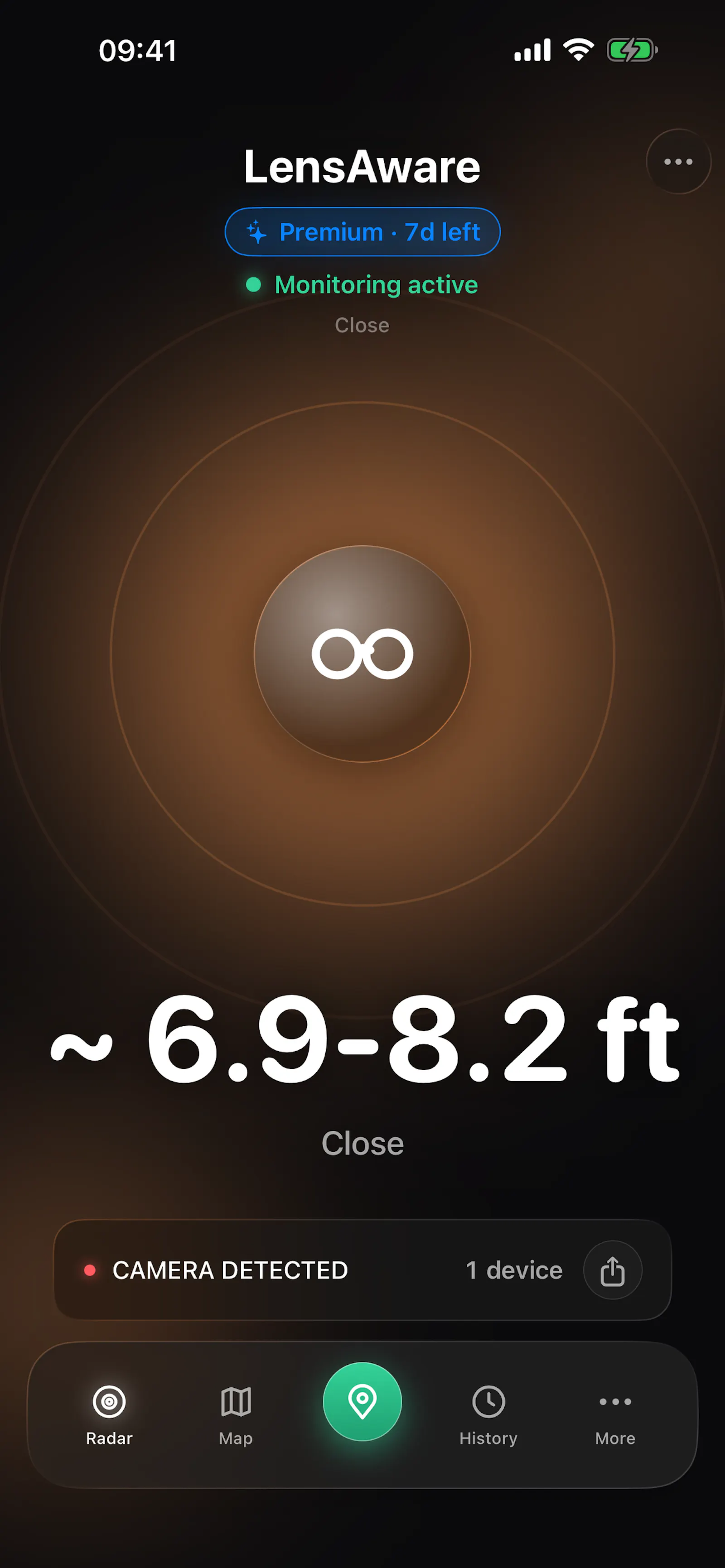 LensAware screenshot 2