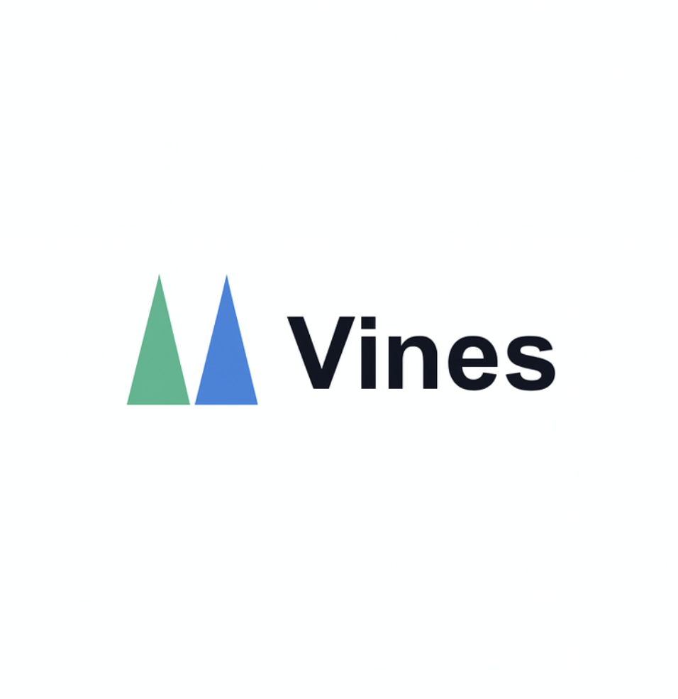 Vines - Product Hunt launch logo and brand identity