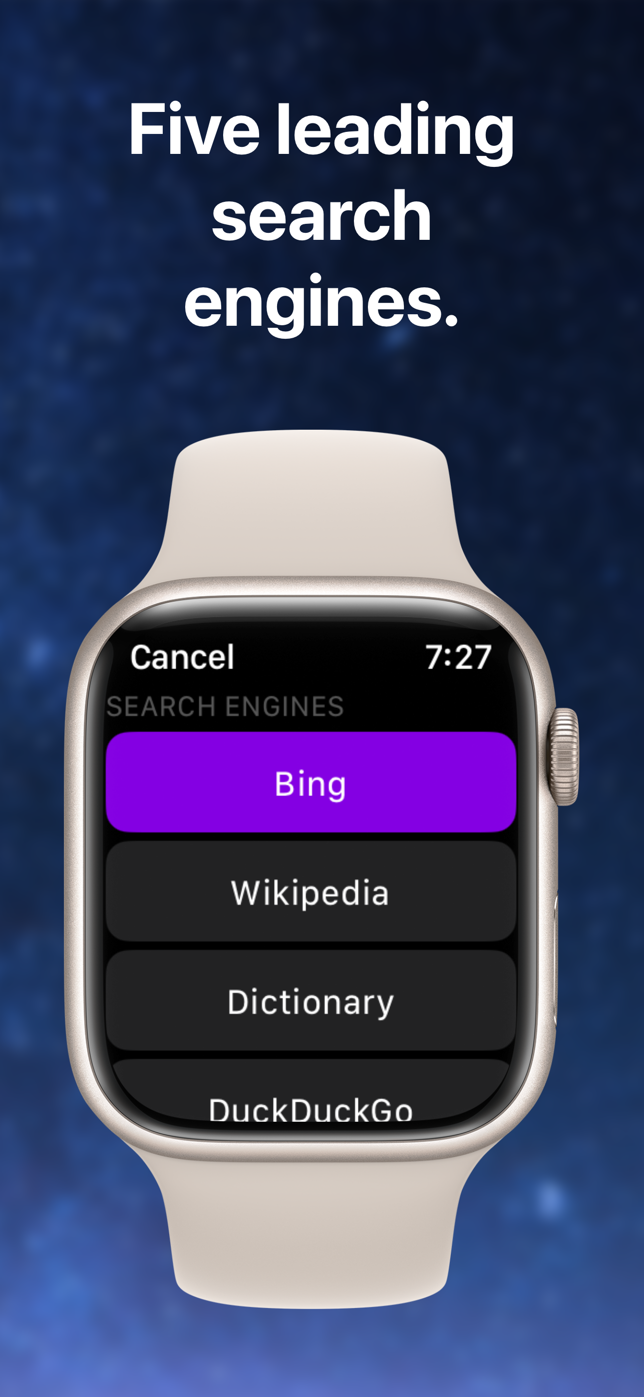 Galactic- Apple Watch 용 웹 브라우저 - 손목에 웹을 탐색하십시오. 미디어 6