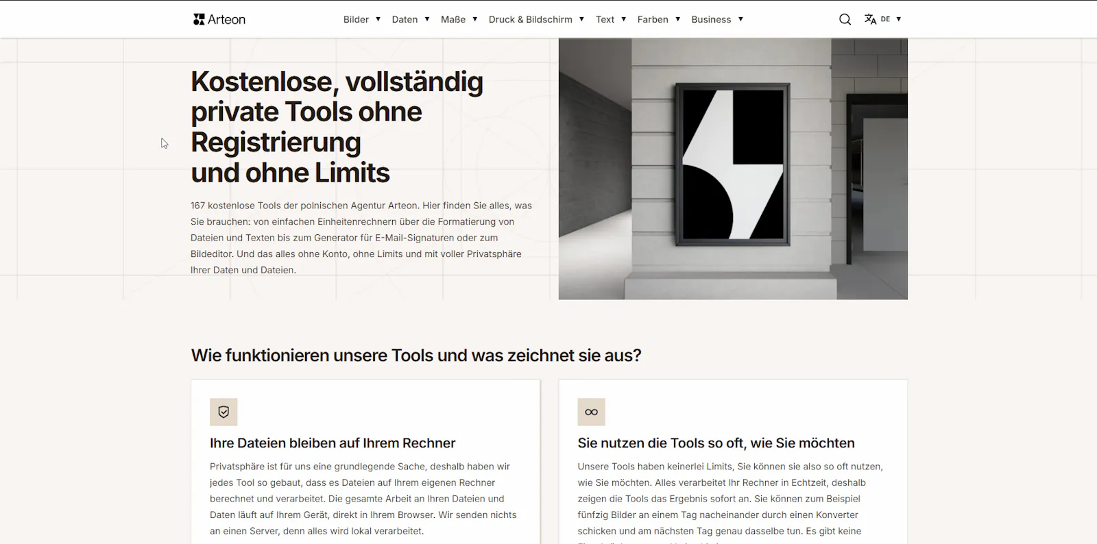 Arteon Tools (German Edition) screenshot 1