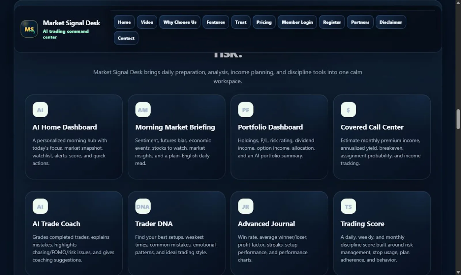 Market Signal Desk screenshot 3
