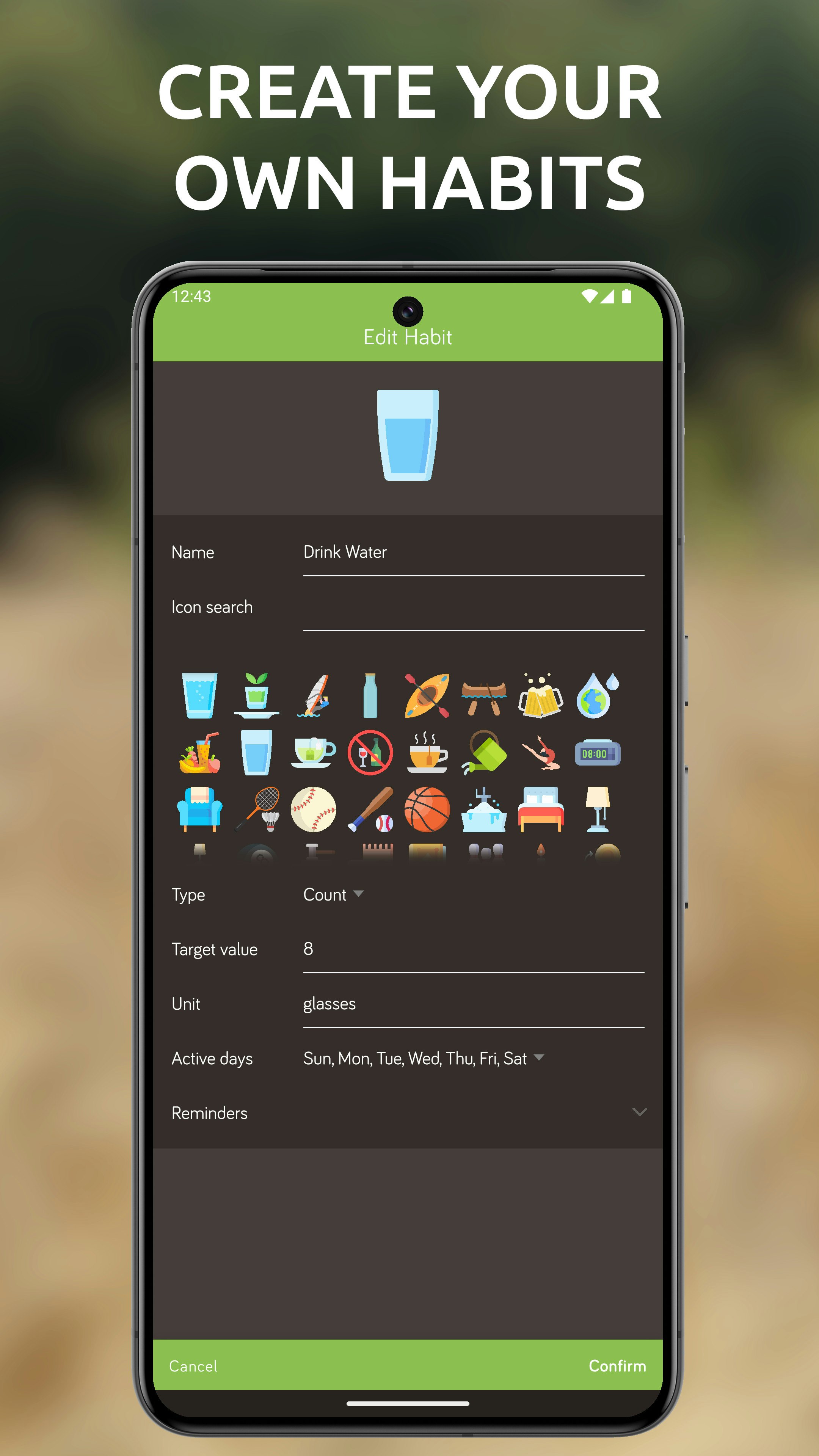 Gemütliche Gewohnheiten - Die Gamified Habit -Tracking -App. Medien 2