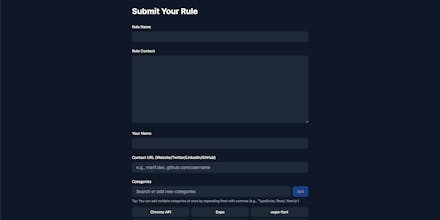 MyCursorRules gallery image