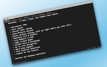 NoteTabs gallery image