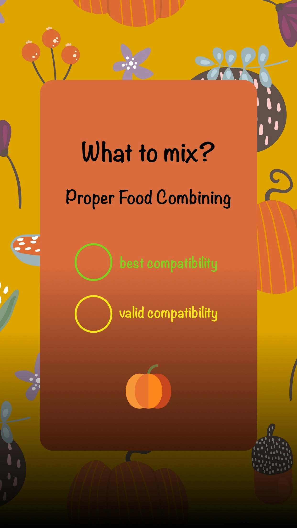 What to mix? Proper Food Combining (iOS app) gallery image