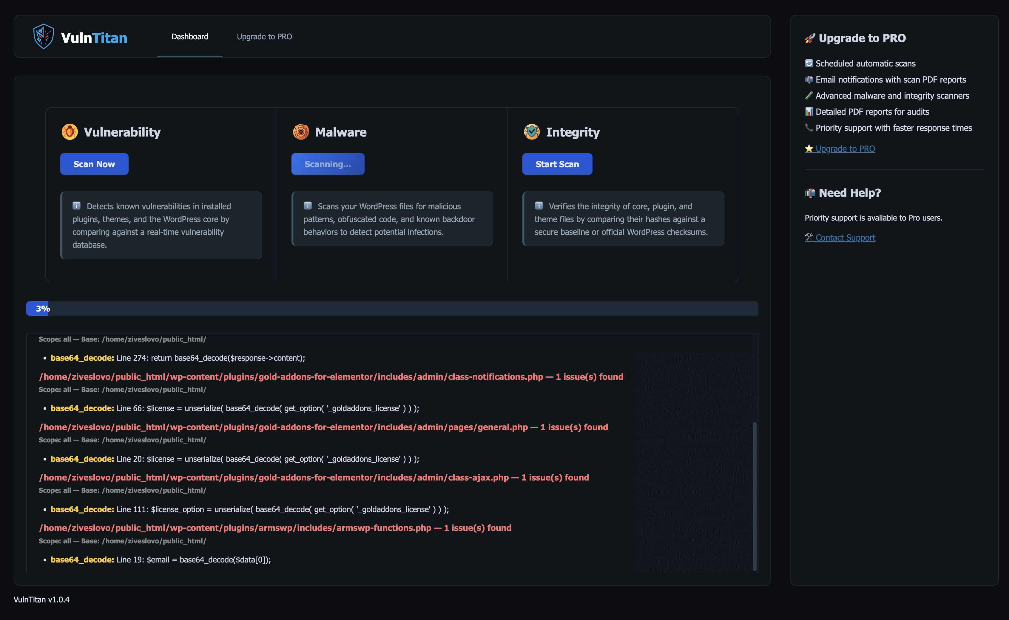 Mídia 2 de Vulntita - Vulntitan, vulnerabilidade, malware, integridade, segurança