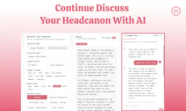 Headcanon Generator - AI Powerd gallery image