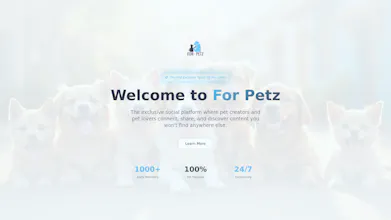 For Petz The first Social for Pet Lovers gallery image