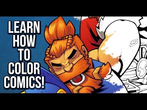 Coloring Comics with Photoshop