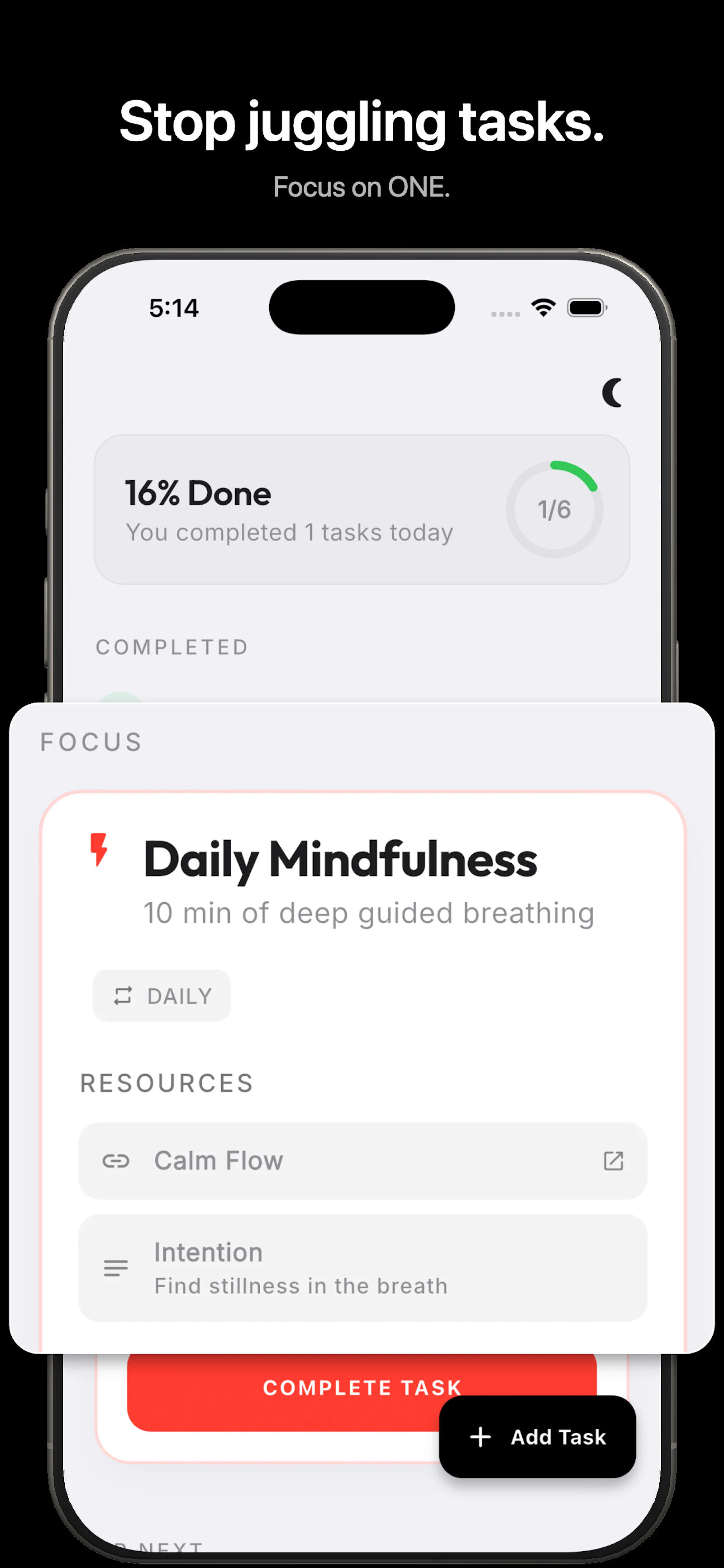 Unlck: Focus One Task at a time screenshot 2