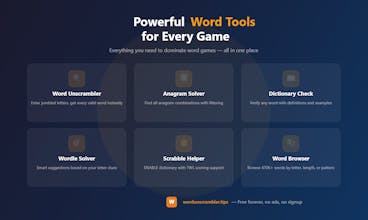 Word Unscrambler Tips gallery image