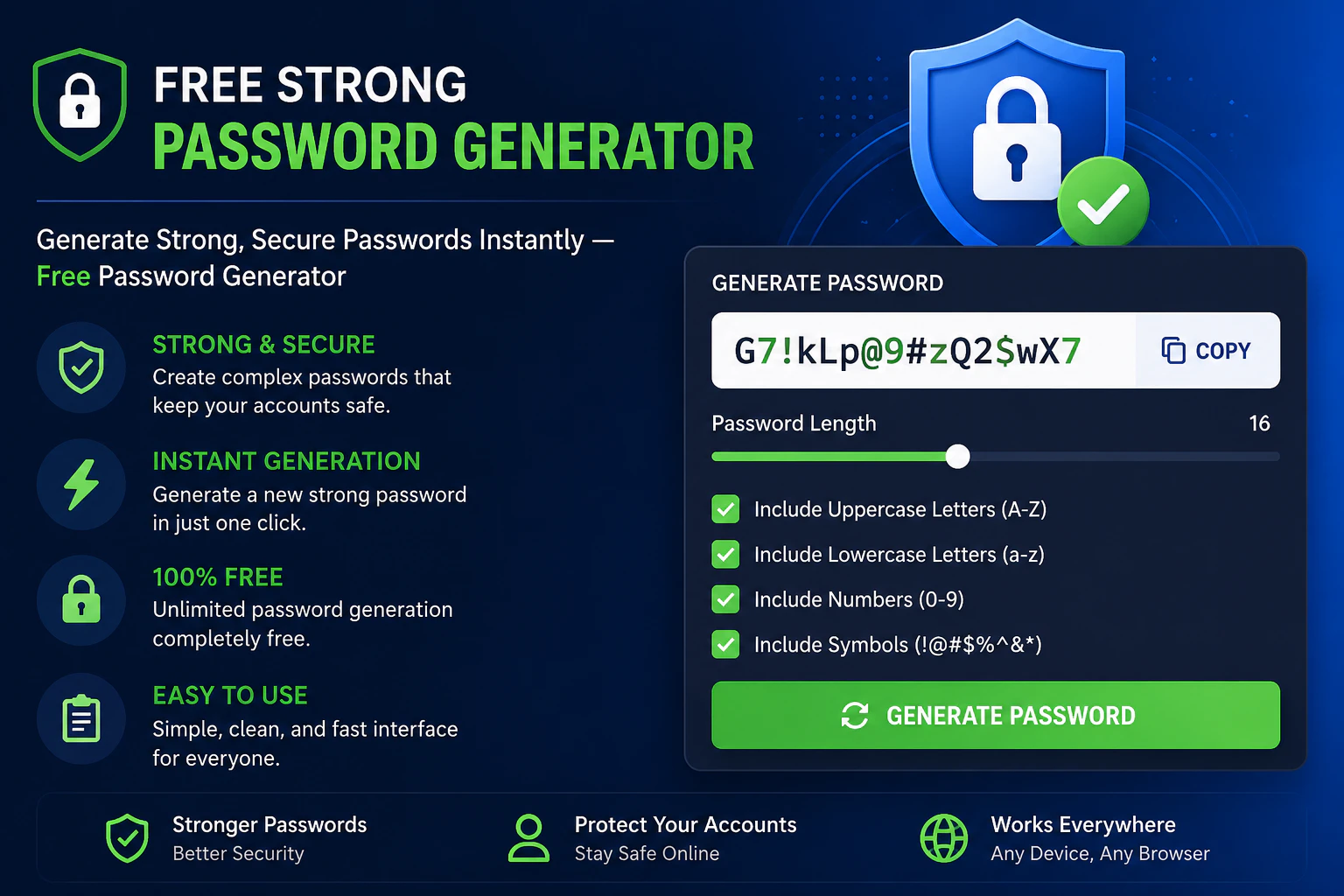 Free Strong Password Generator logo