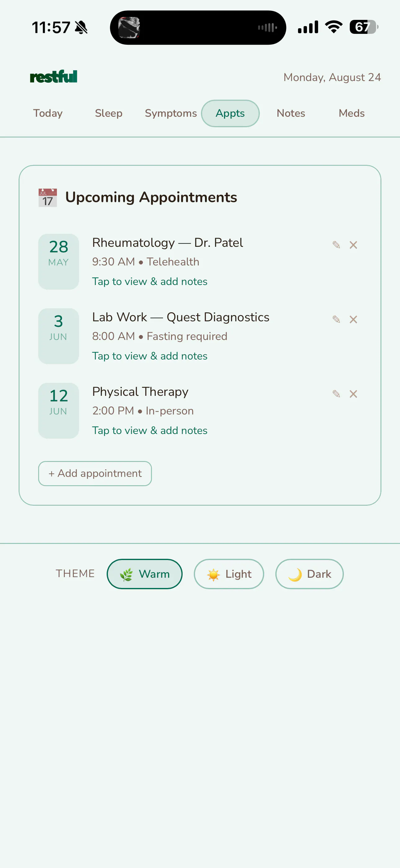 Restful: Chronic Illness Care gallery image