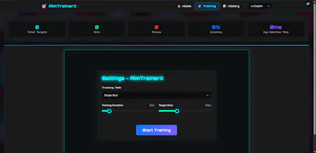 AimTrainerX – FPS aim trainer gallery image