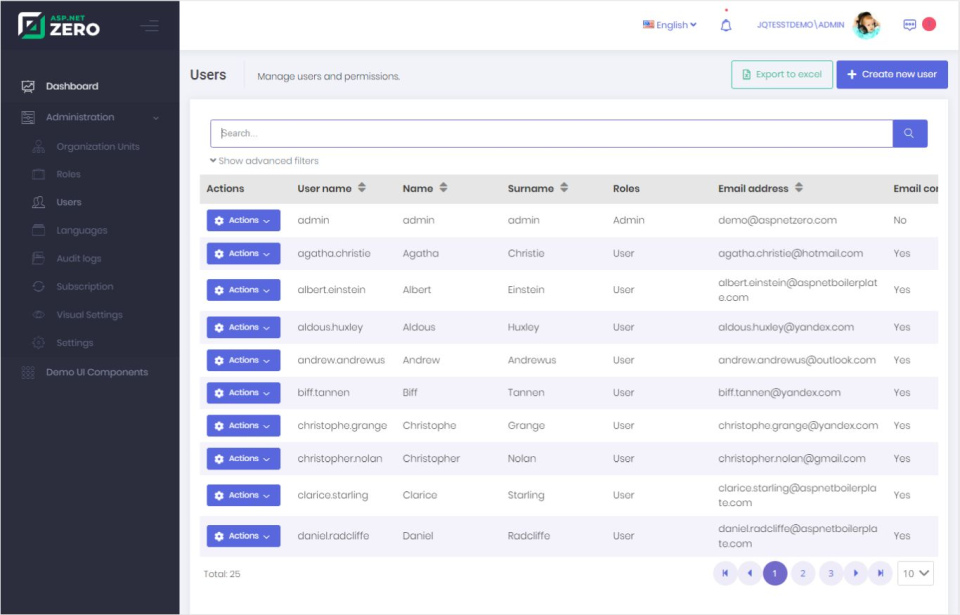 ASP.NET Zero gallery image