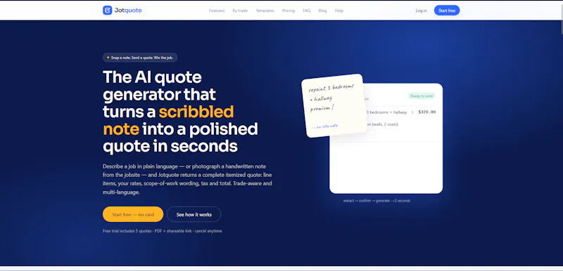 Jotquote screenshot 1