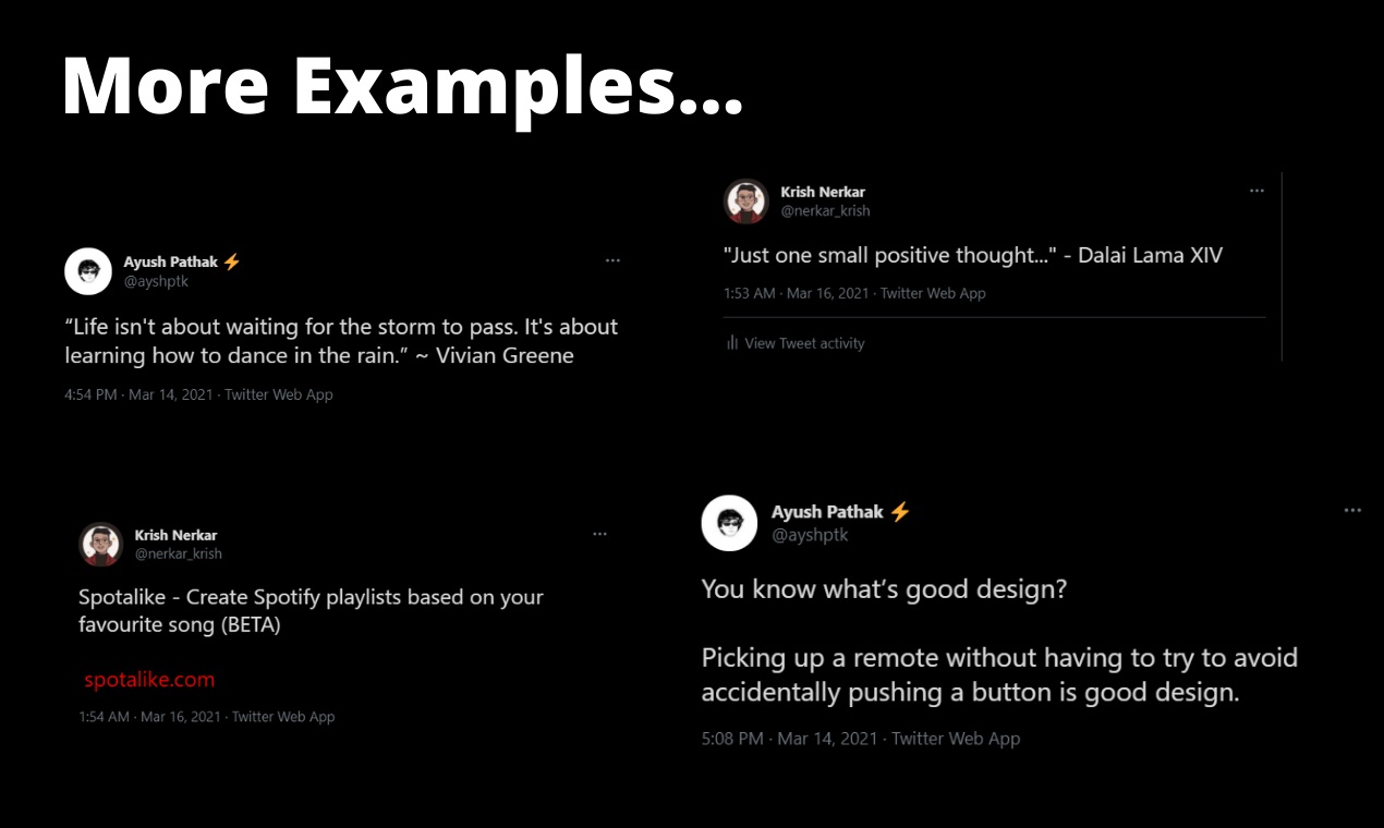 Tweet Ideas gallery image