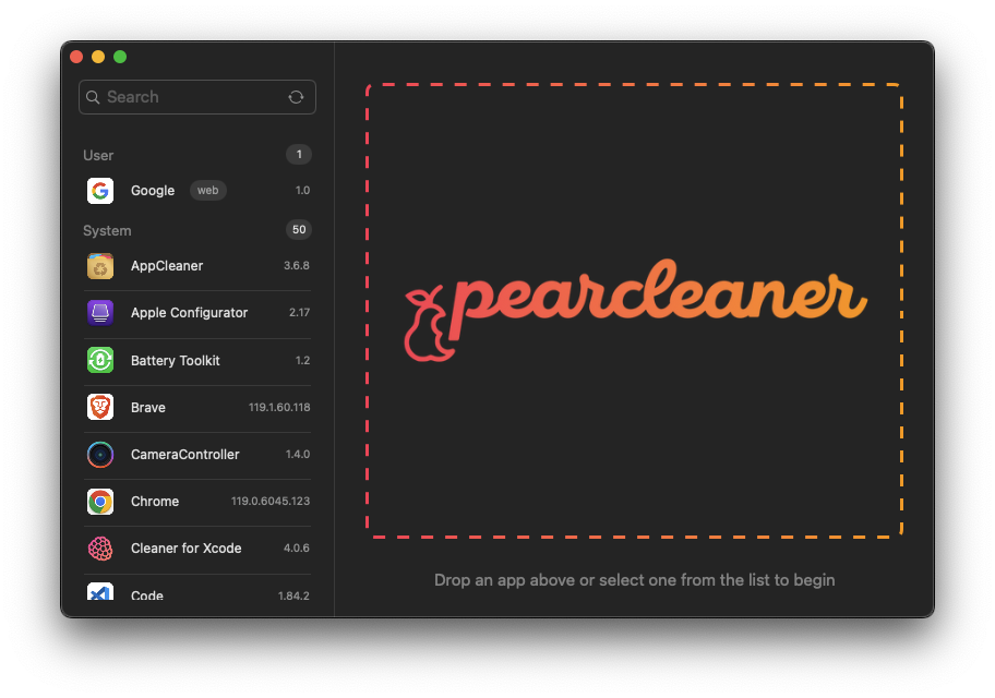 Pearcleaner - Ein Open-Source-Mac-App-Reiniger Medien 1