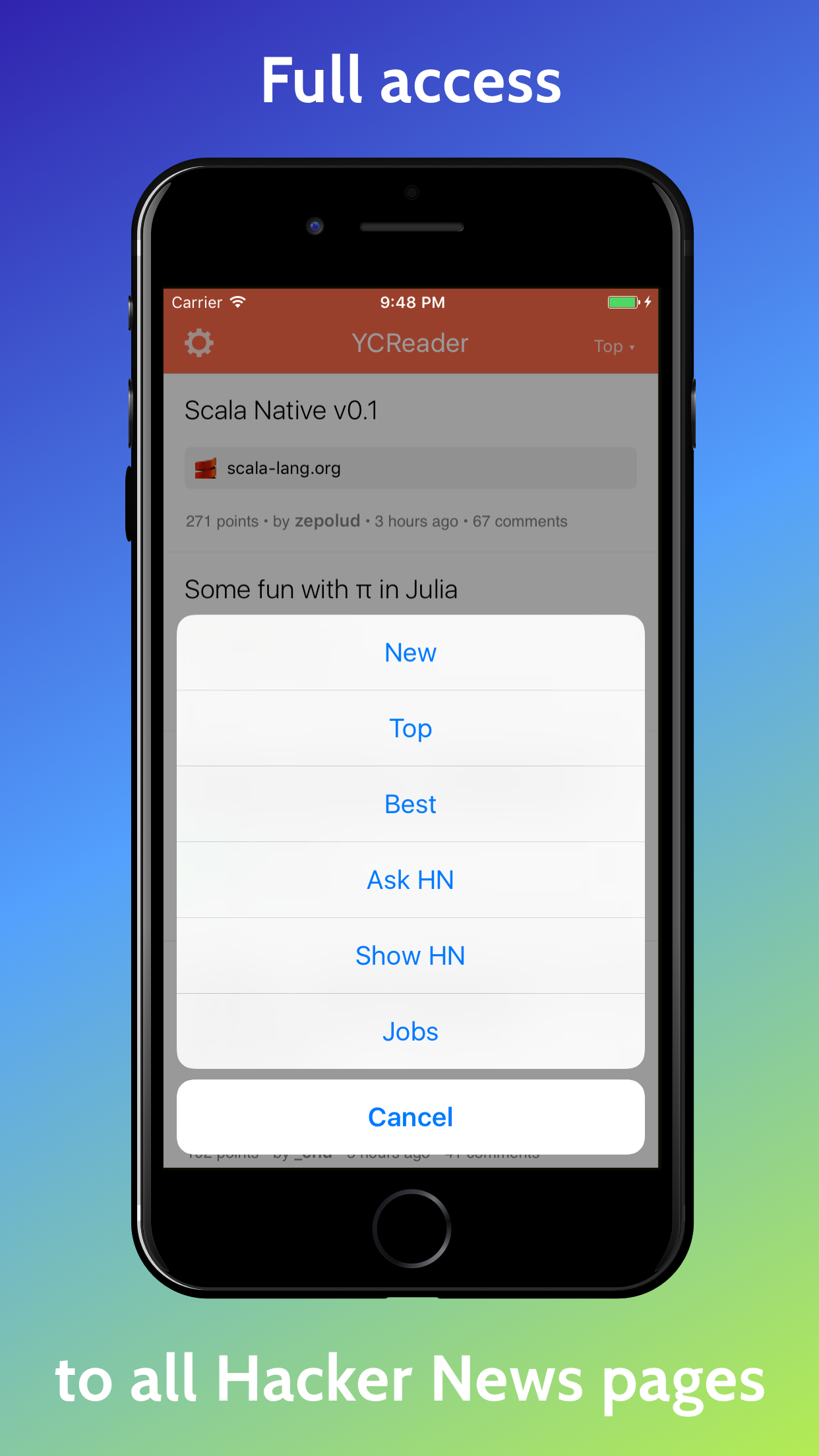 YCReader gallery image