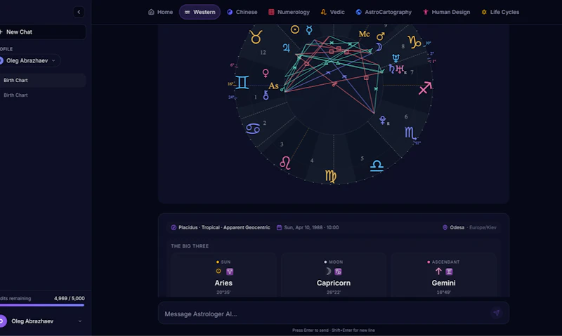 AstrologerAI screenshot 3
