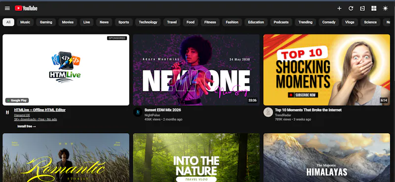 VidVisual screenshot 1