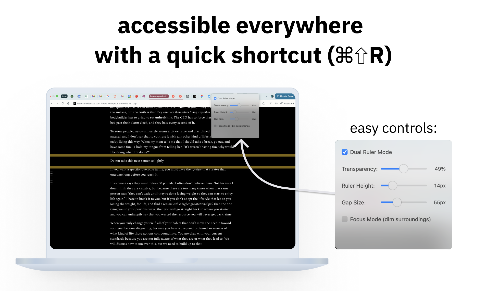 Adhd focus reading ruler gallery image