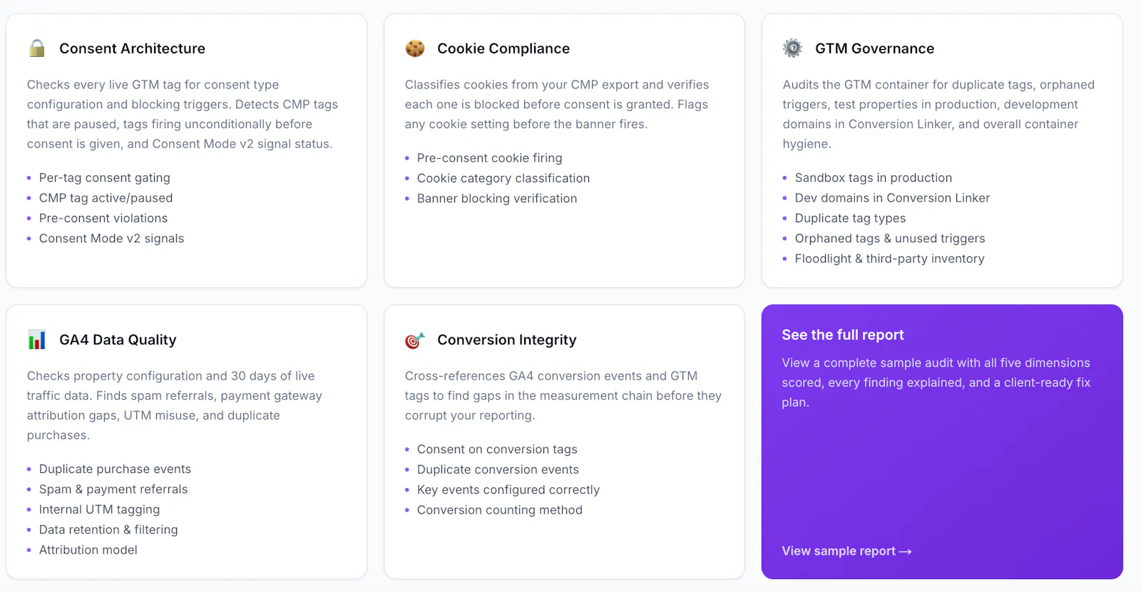 GA4 & GTM Audit Tool - Tracking Auditor screenshot 2