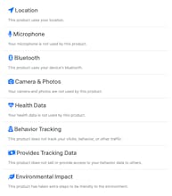 PrivacyLabel gallery image