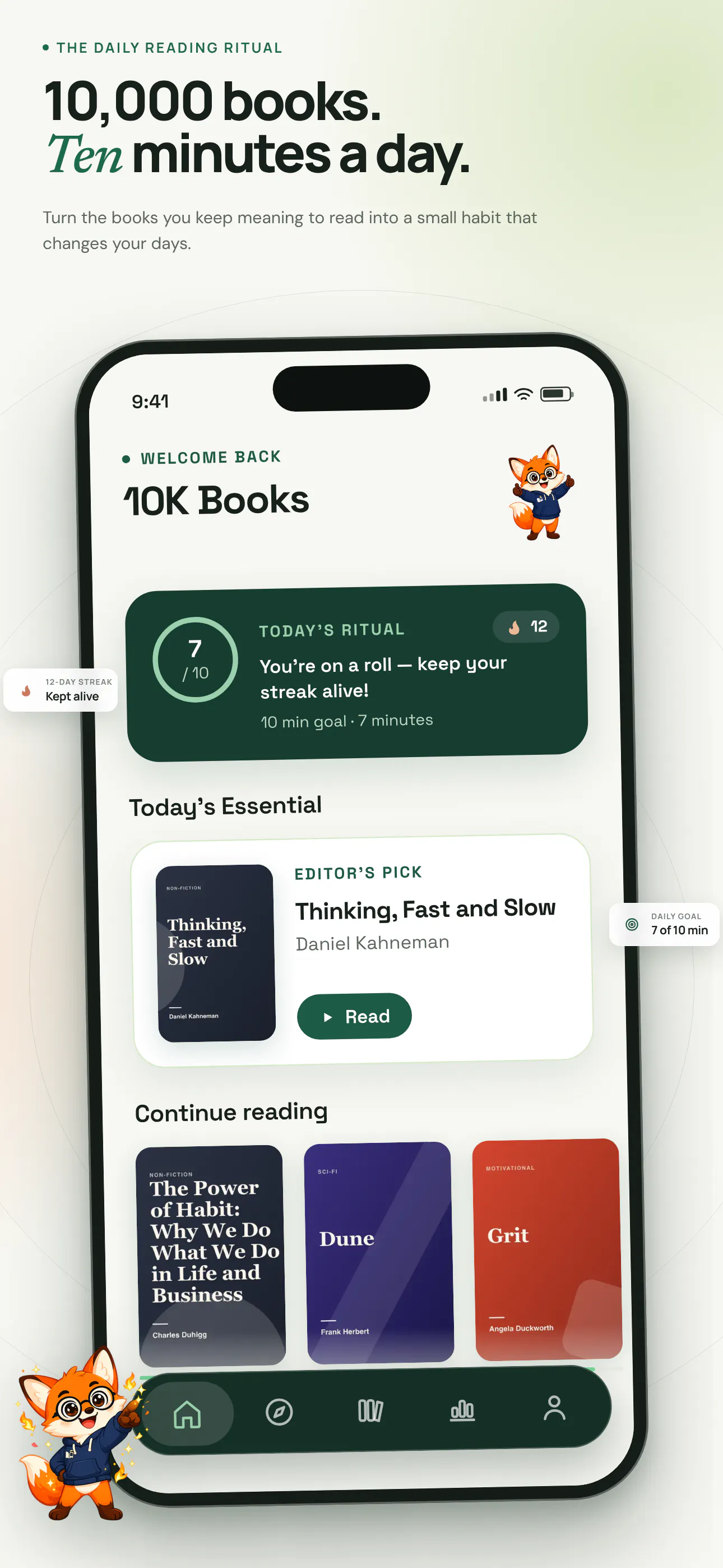 10K Books: 10K Books. 10 Minutes a Day. gallery image