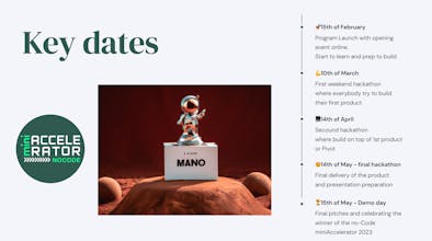 No-Code miniAccelerator gallery image