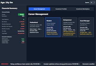 Financial Life Simulator gallery image