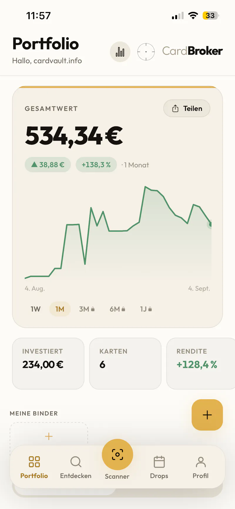 CardBroker screenshot 2