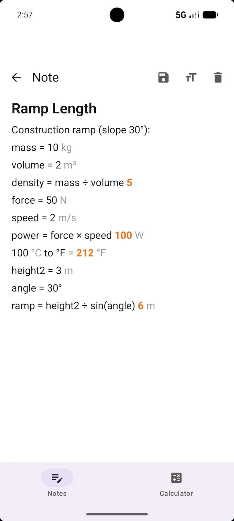 MathNotes: Calculator Notes screenshot 6
