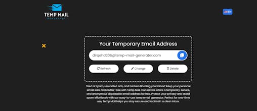 Temp mail generator gallery image