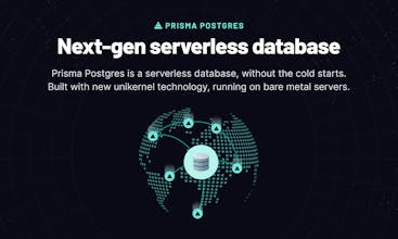 Prisma Postgres gallery image