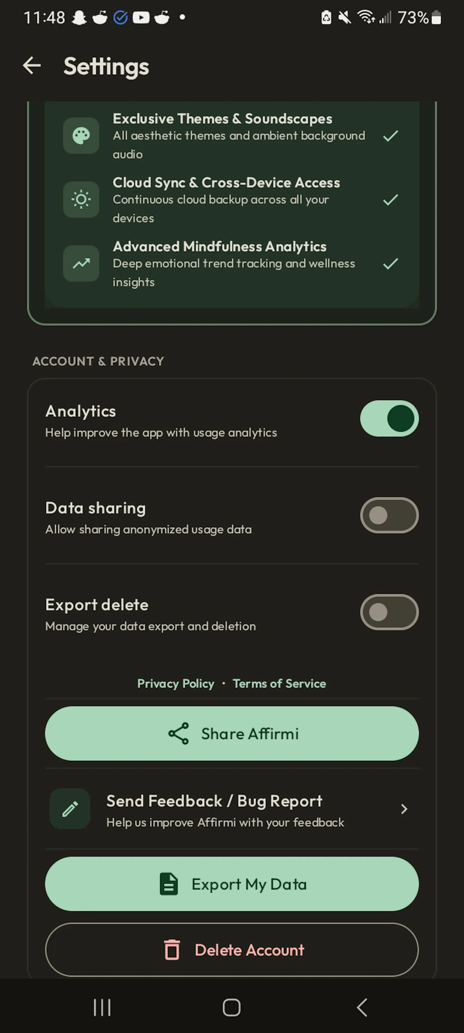 Affirmi screenshot 9