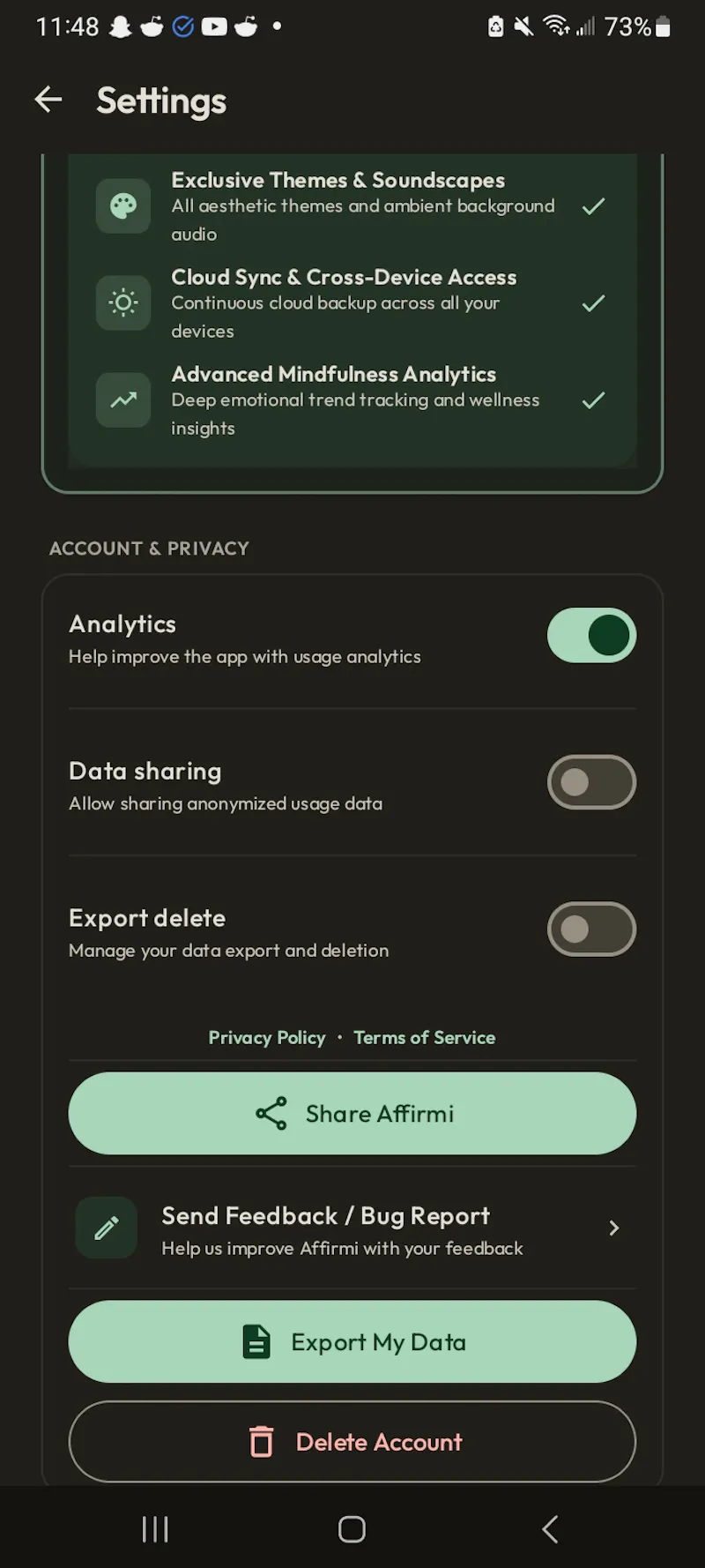 Affirmi screenshot 9
