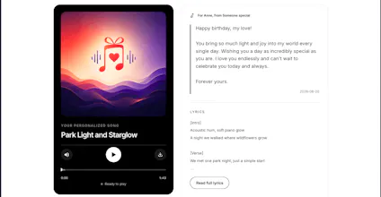 Your Song Gift gallery image